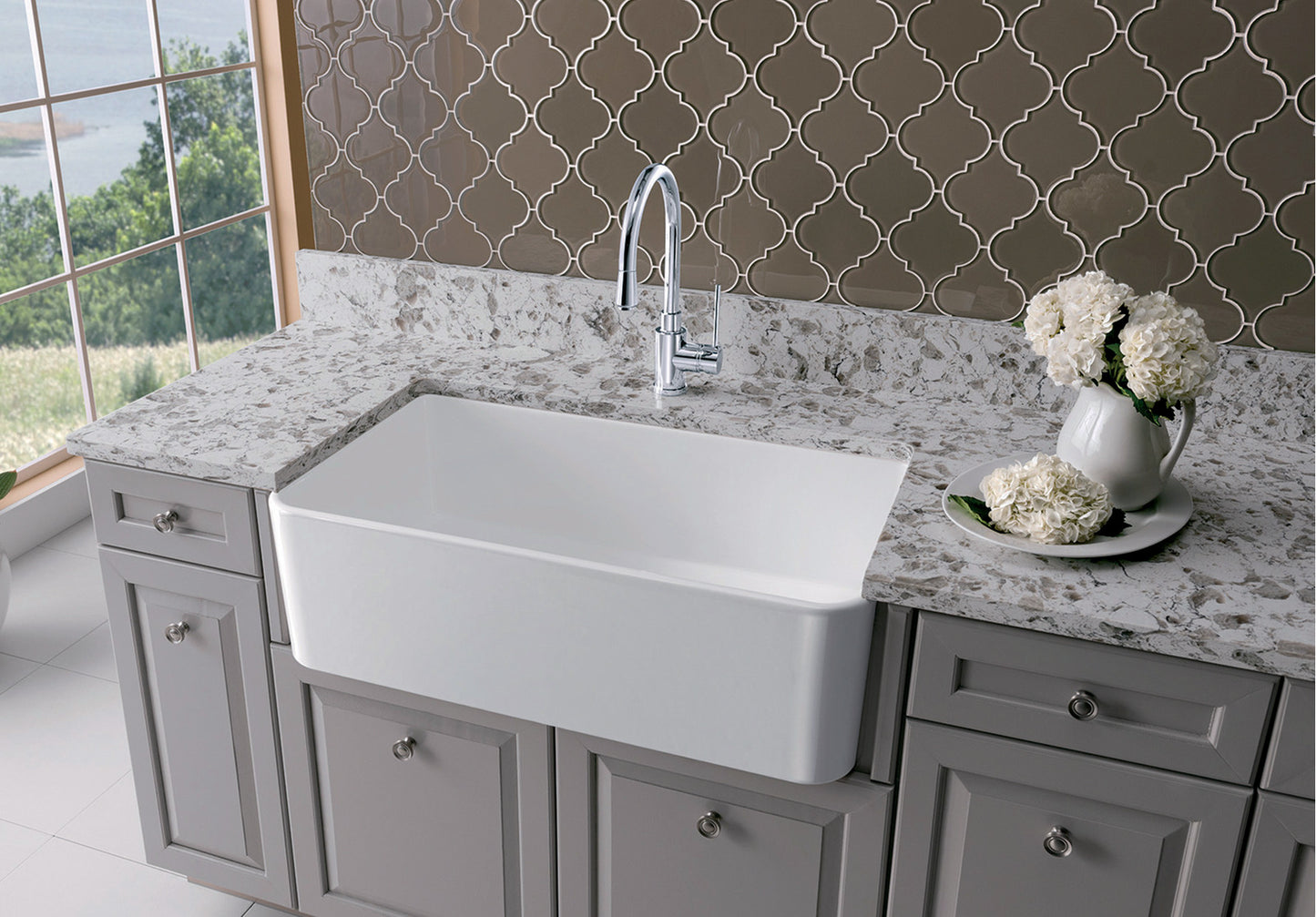 Blanco Cerana Apron Front Fireclay Farmhouse Kitchen Sink