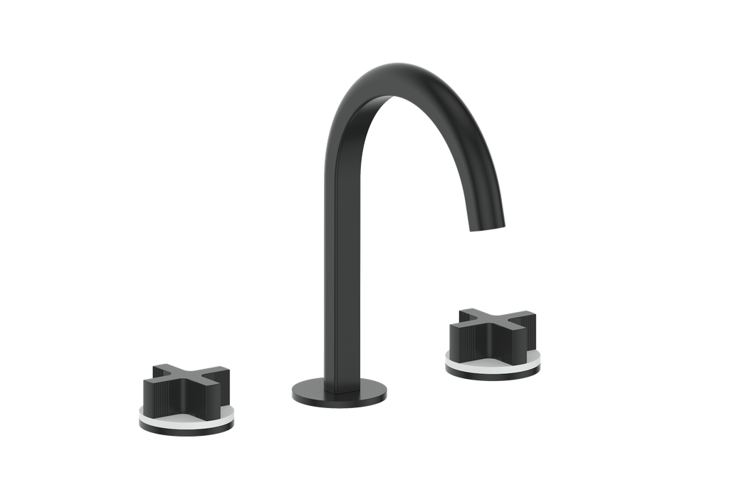 Vogt Mond 8" C.C. Lavatory Faucet With Pop-Up Drain - Cross Handle