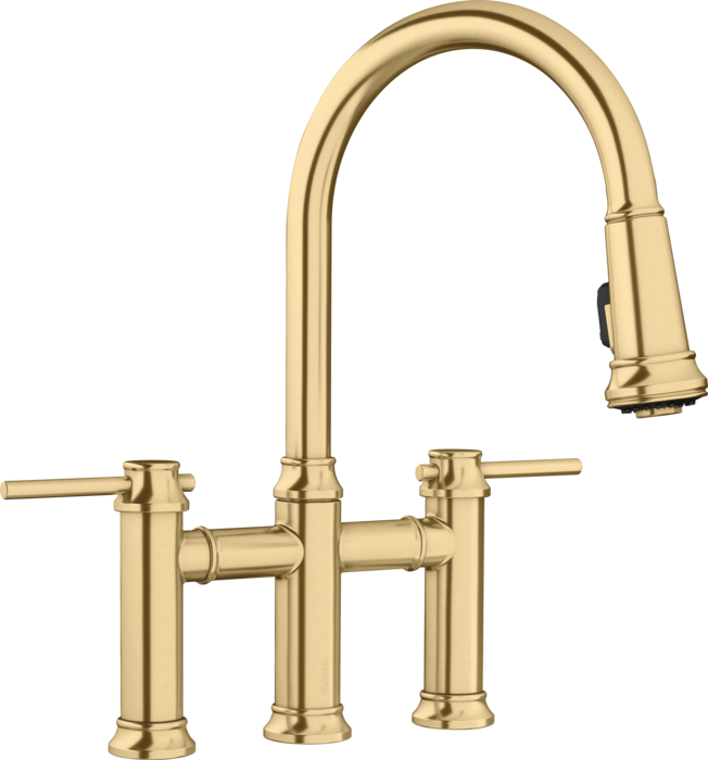 Blanco Empressa Pull-Down Bridge Kitchen Faucet 1.5 GPM