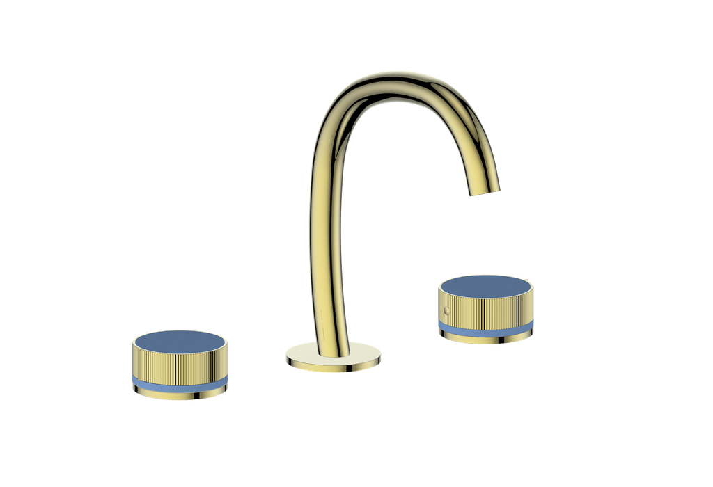 Vogt Mond 8" C.C. Lavatory Faucet With Pop-Up Drain - Moon Handle - BF.M1.1331