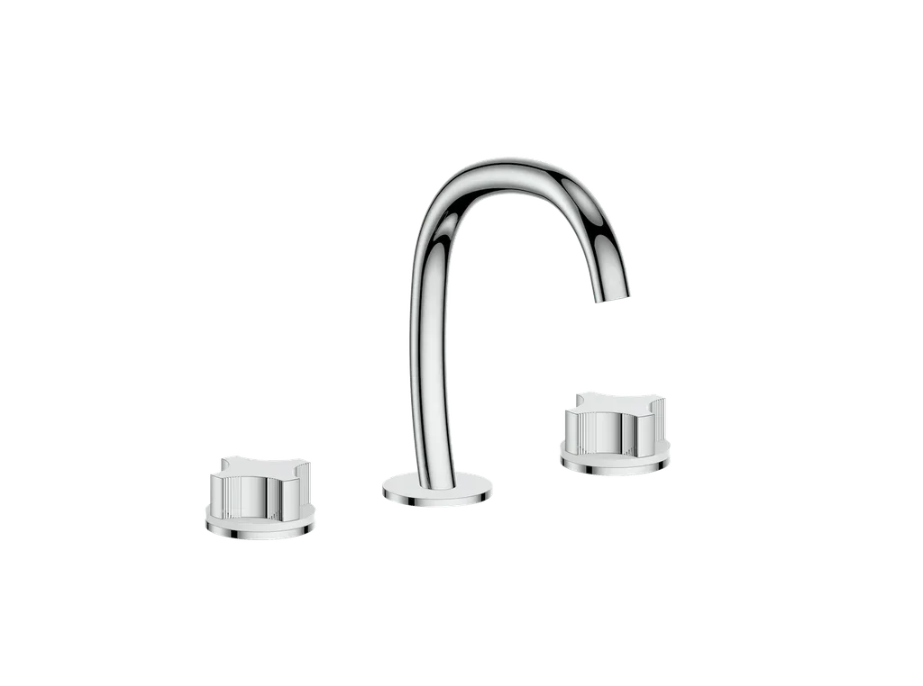 Vogt Mond 8" C.C. Lavatory Faucet With Pop-Up Drain - Crescent Handle - BF.M2.1331
