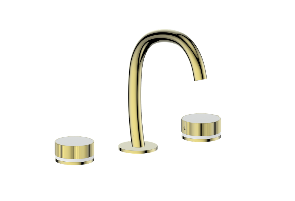 Vogt Mond 8" C.C. Lavatory Faucet With Pop-Up Drain - Moon Handle - BF.M1.1331