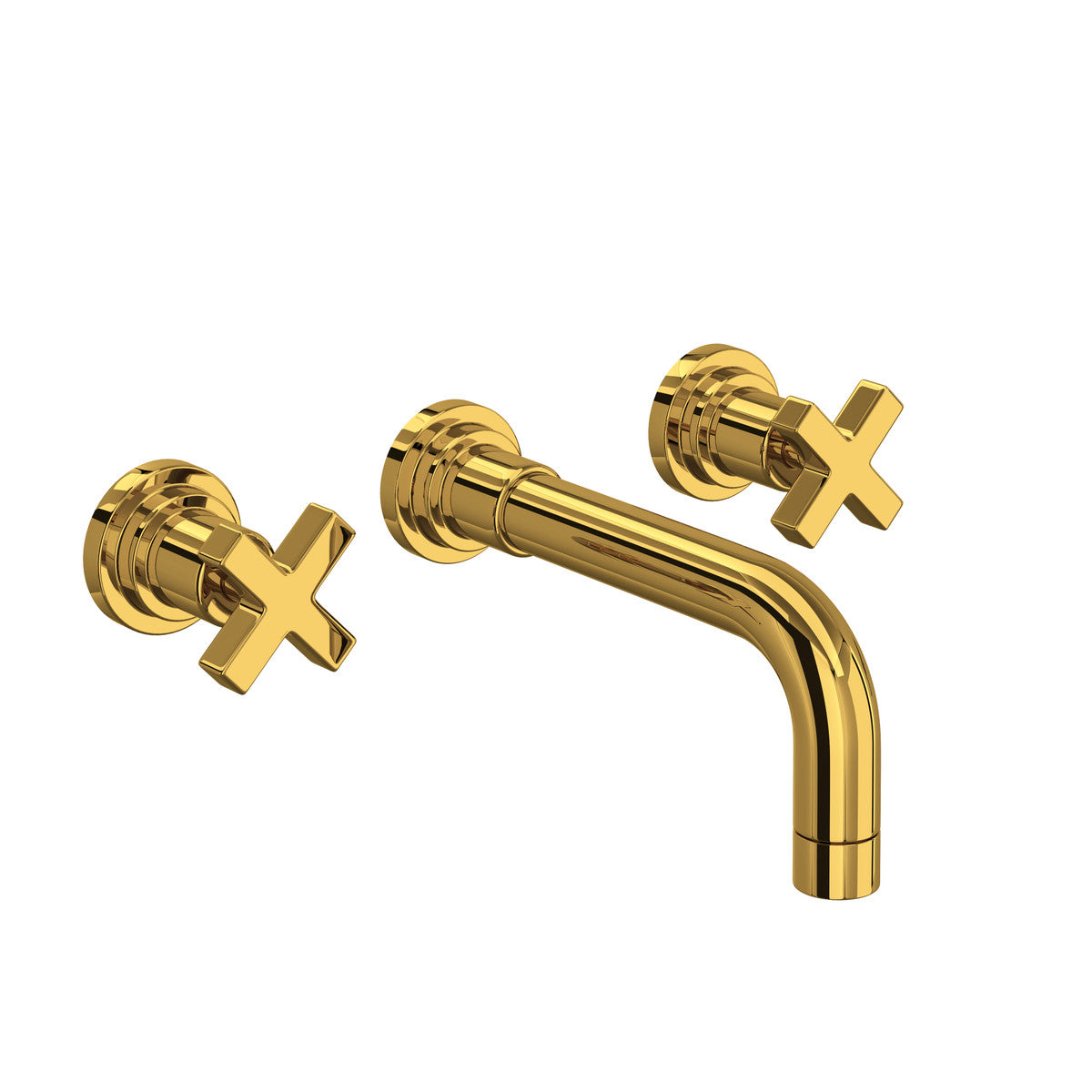 Rohl Lombardia Wall Mount Lavatory Faucet Trim Cross Handles - A2207XMTO-2