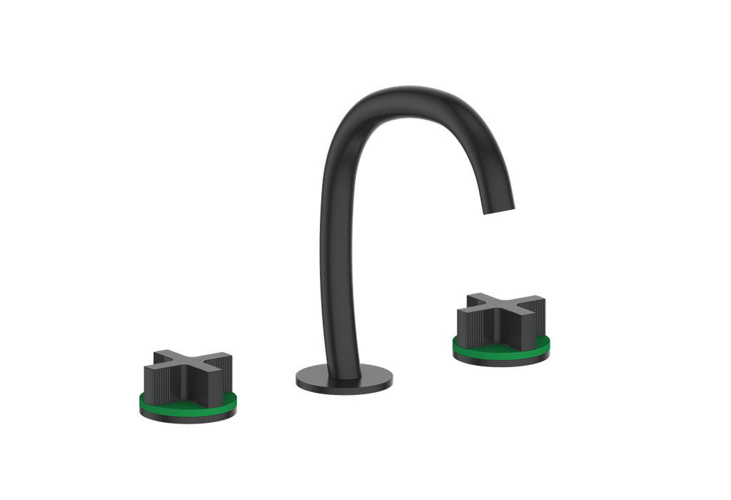 Vogt Mond 8" C.C. Lavatory Faucet With Pop-Up Drain - Cross Handle - BF.M3.1331
