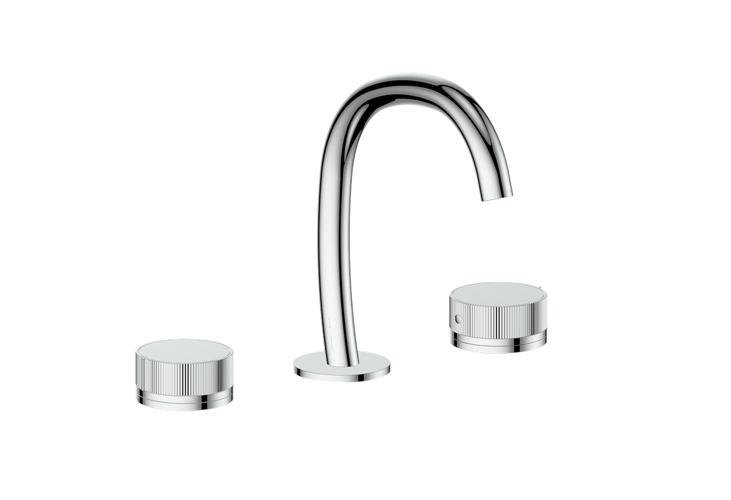 Vogt Mond 8" C.C. Lavatory Faucet With Pop-Up Drain - Moon Handle - BF.M1.1331