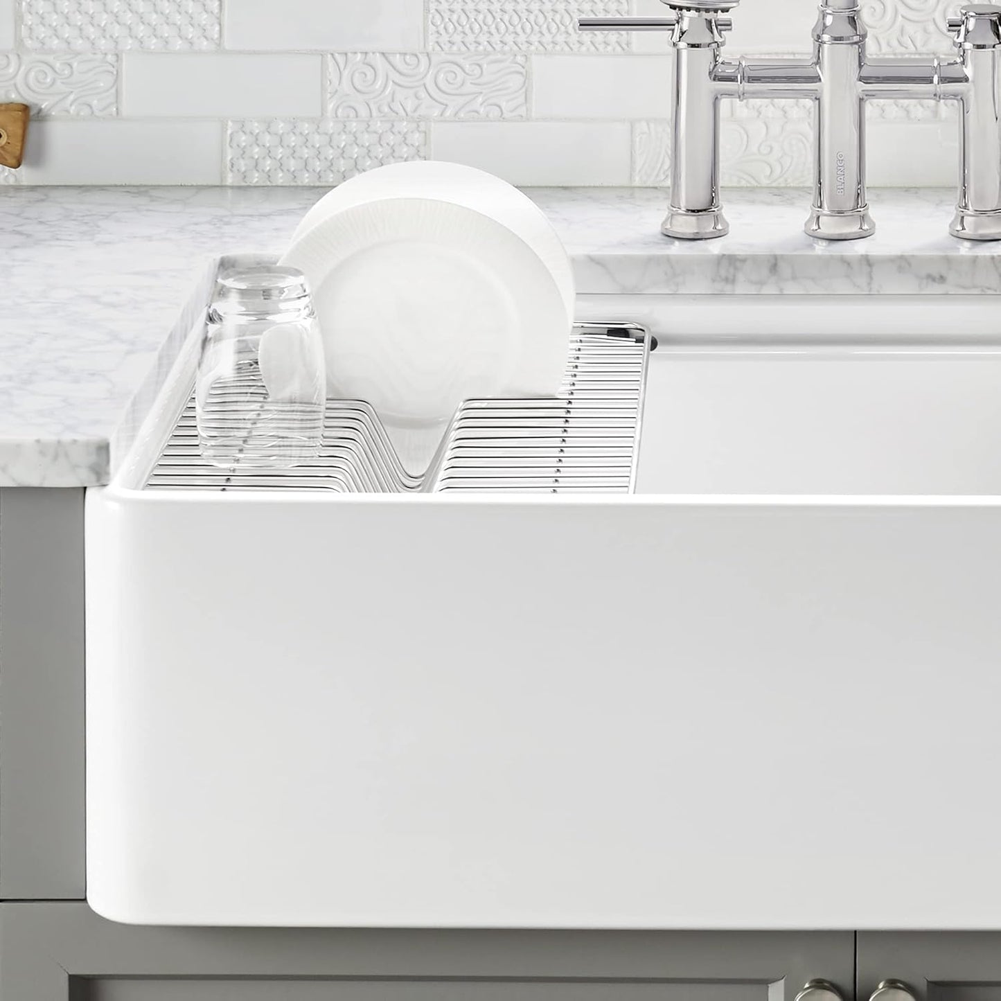 Blanco 234699 Stainless Steel Dish Rack for Apron Front Sink, 17"x12"