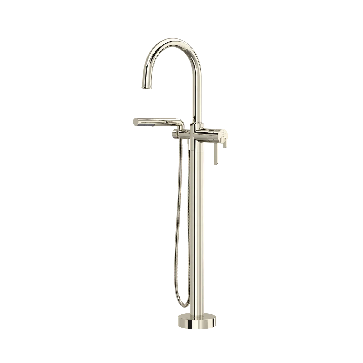 Riobel Authentica Thermostatic Single Hole Floor Mount Tub Filler Trim 6 GPM