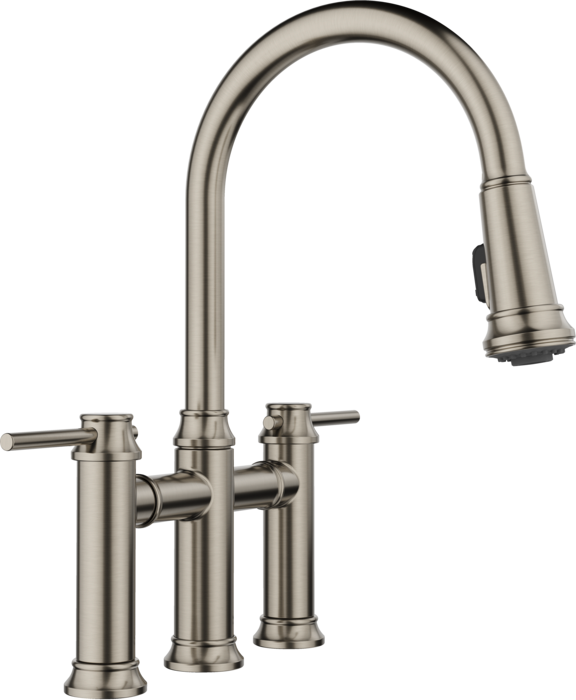 Blanco Empressa Pull-Down Bridge Kitchen Faucet 1.5 GPM