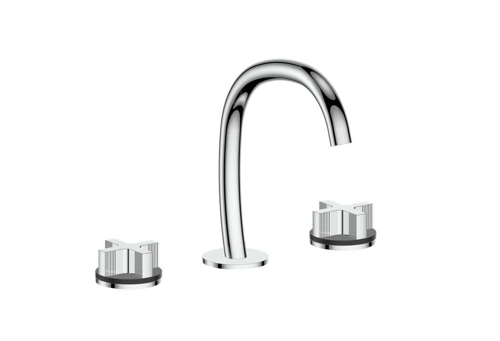 Vogt Mond 8" C.C. Lavatory Faucet With Pop-Up Drain - Cross Handle - BF.M3.1331