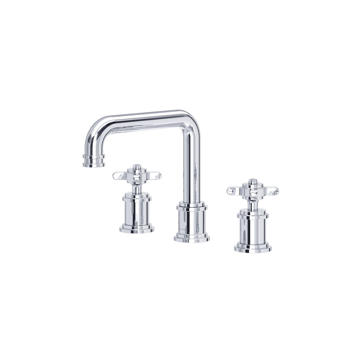 Perrin & Rowe Armstrong Widespread Lavatory Faucet With U-Spout - Cross Handle