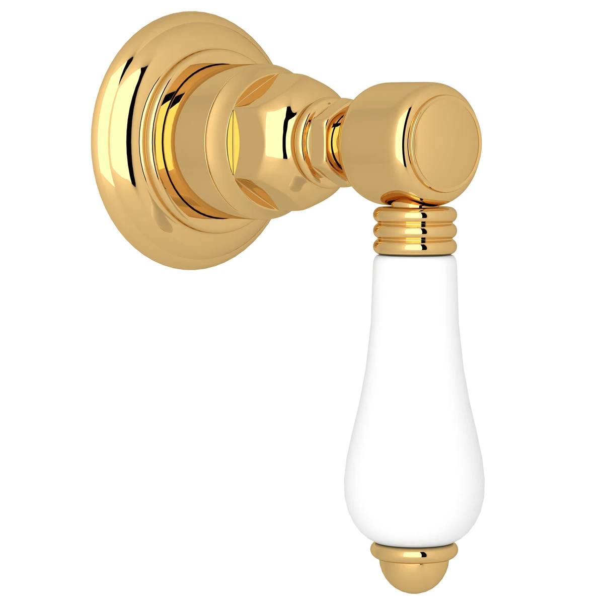 Rohl Acqui Trim For Volume Control And Diverter, Porcelain Lever Handles - A4912LP_TO