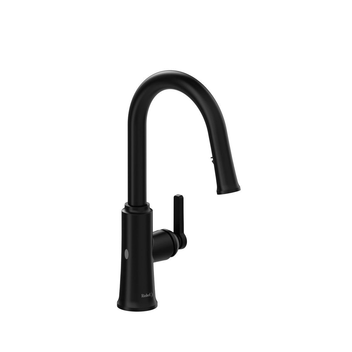 Riobel Trattoria Pull-Down Touchless Kitchen Faucet With C-Spout Dual Spray 1.5 GPM