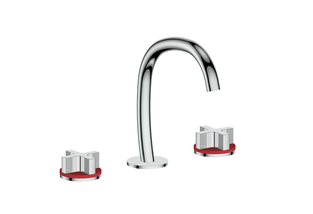 Vogt Mond 8" C.C. Lavatory Faucet With Pop-Up Drain - Cross Handle - BF.M3.1331