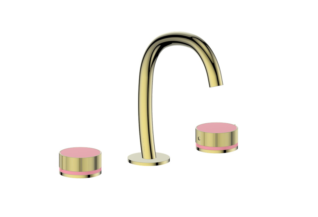 Vogt Mond 8" C.C. Lavatory Faucet With Pop-Up Drain - Moon Handle - BF.M1.1331