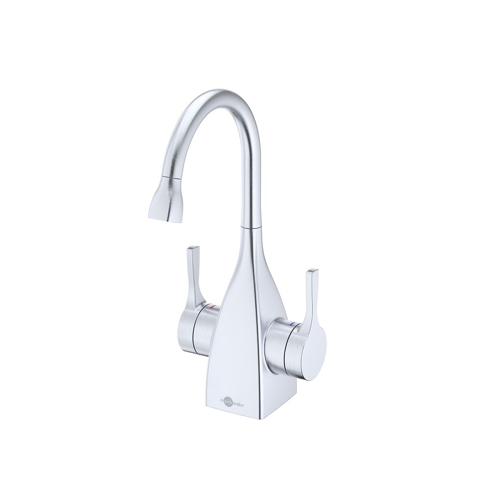 InSinkErator Transitional 1020 Instant Hot and Cold Water Faucet - Arctic Steel - 45388AJ-ISE