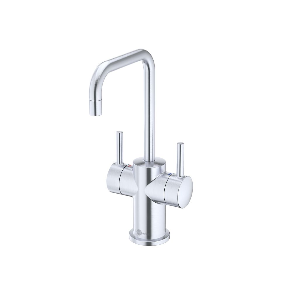InSinkErator Modern 3020 Instant Hot and Cold Water Faucet - Arctic Steel - 45396AJ-ISE — product view
