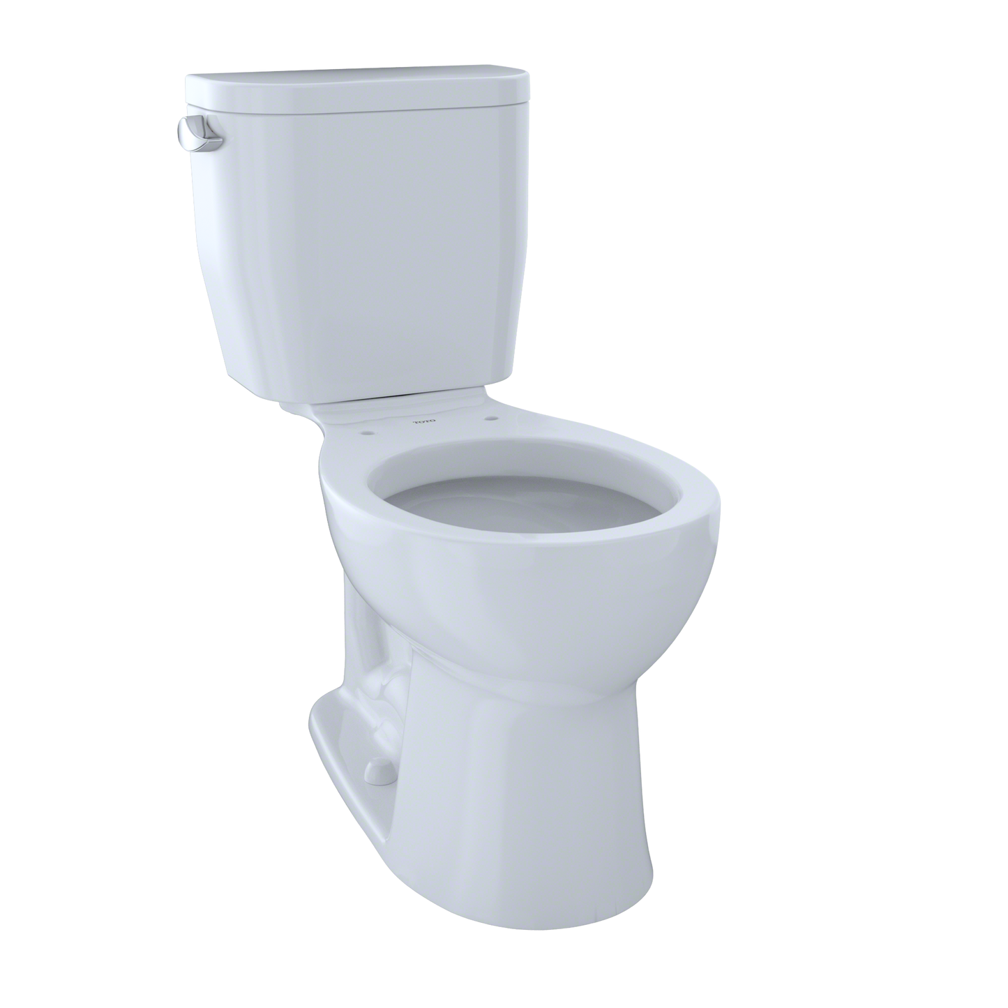 TOTO Entrada Two-piece Toilet - 1.28 GPF - Round - Universal Height Less Seat