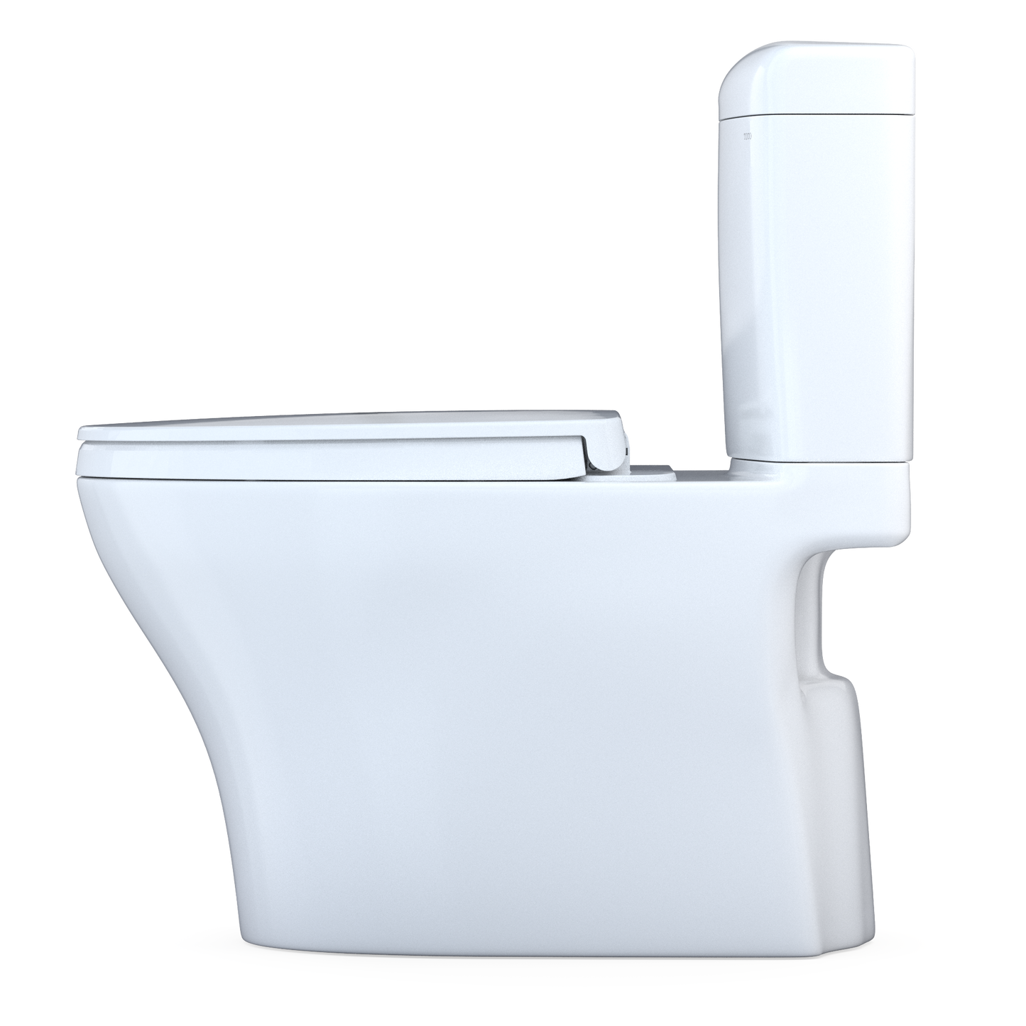 TOTO Aquia IV Cube Two-Piece Toilet 1.28/0.9 GPF Elongated - Universal Height - Washlet+ Connection