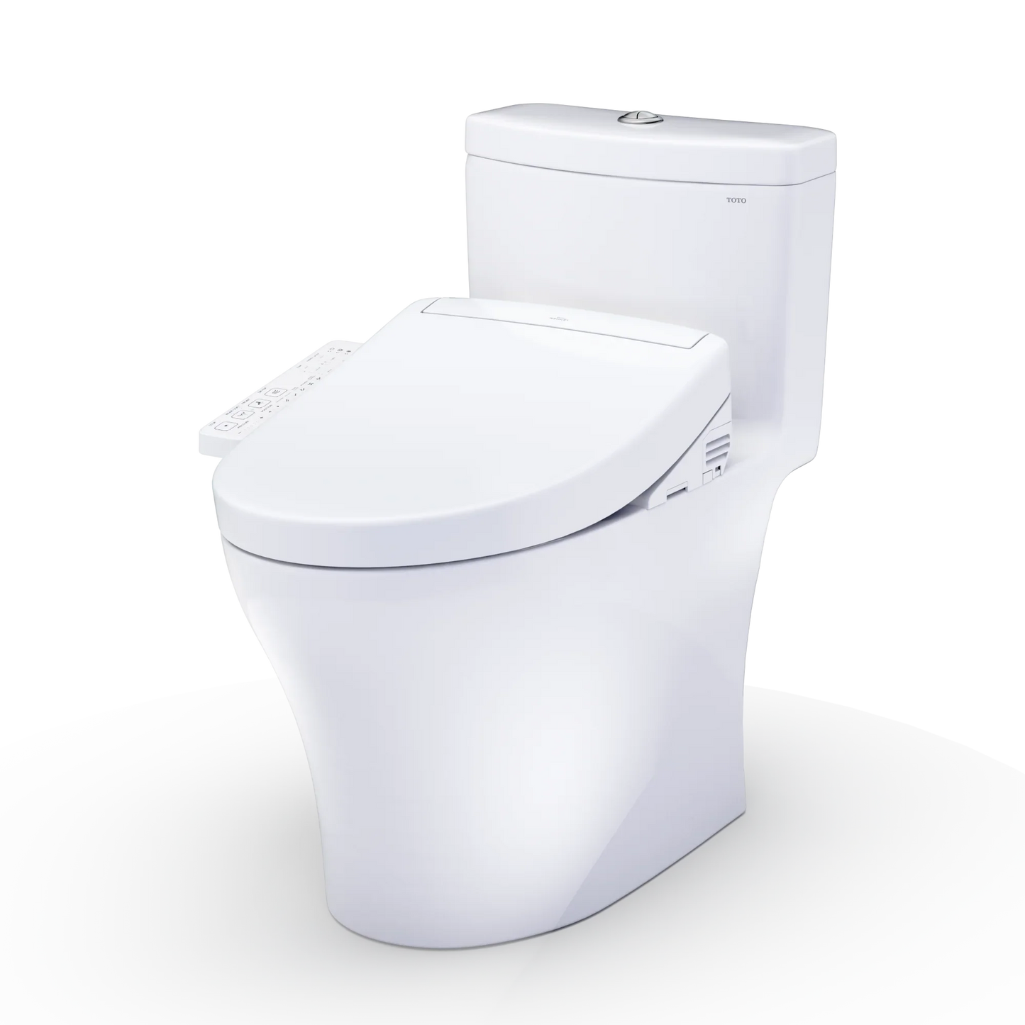 TOTO Aquia IV Washlet+ S2 One-Piece Toilet - 1.28/0.9 GPF - Universal Height