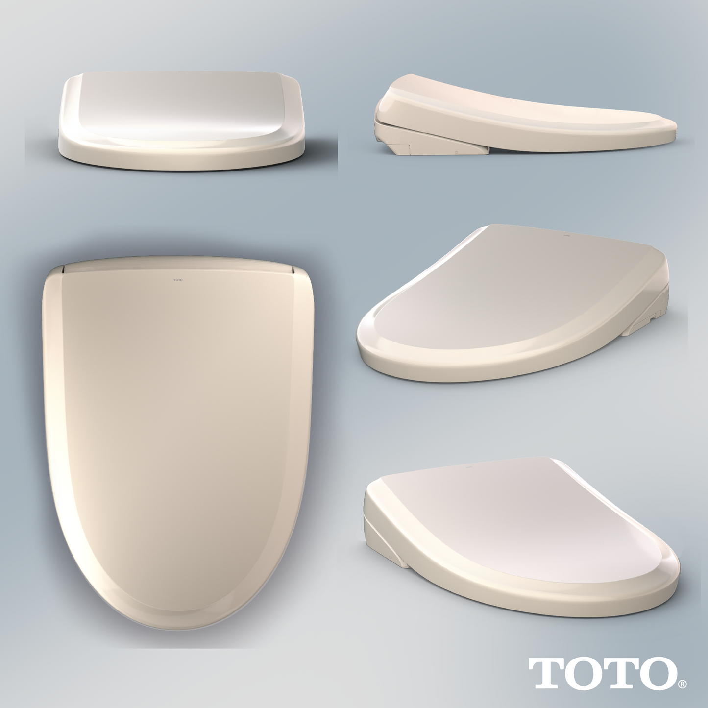 TOTO Washlet S7A - Classic - Elongated With Ewater+ Automatic Open/Close Sedona Beige