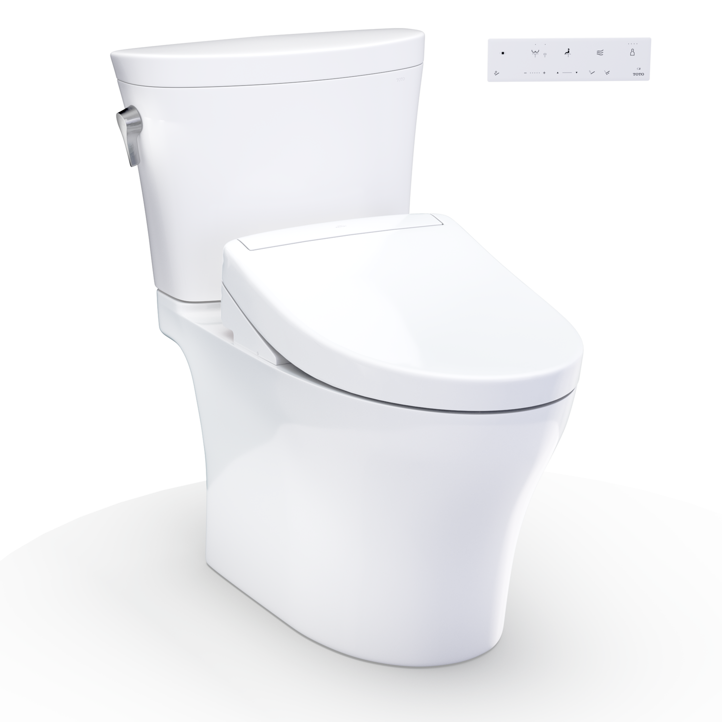 TOTO Aquia IV Arc Washlet+ S5 Two-Piece Toilet - 1.28 Gpf - Universal Height