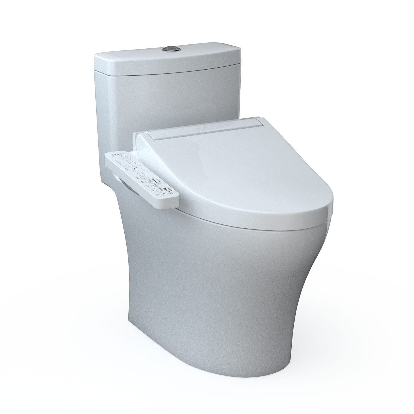 TOTO Aquia IV Washlet+ C2 One-Piece Toilet, 1.28/0.9 GPF, Universal Height