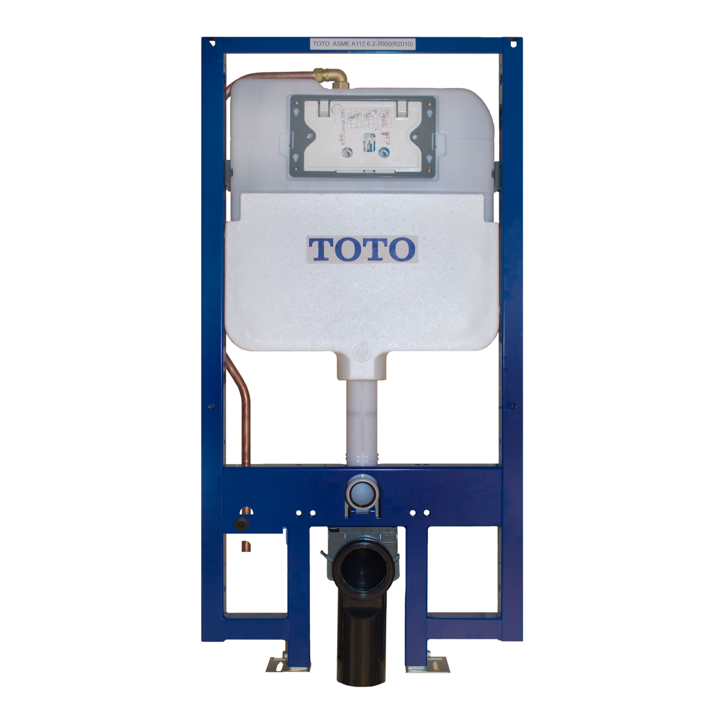 TOTO DUOFIT In-Wall Toilet Tank With Dual-Max Dual-Flush System With Copper Supply - WT172M