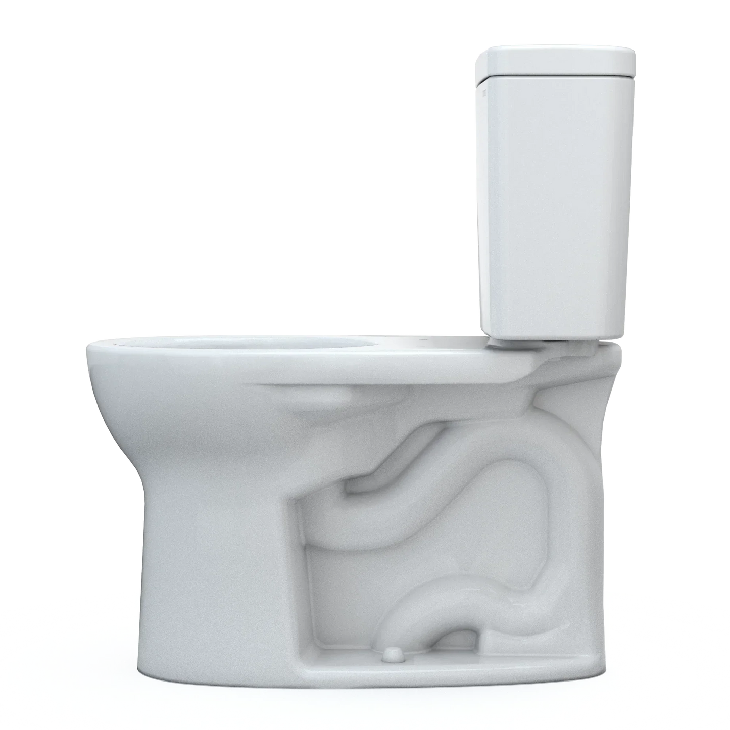 TOTO Drake Two-Piece Elongated Toilet With 10" Rough-In - Universal Height 1.28 GPF