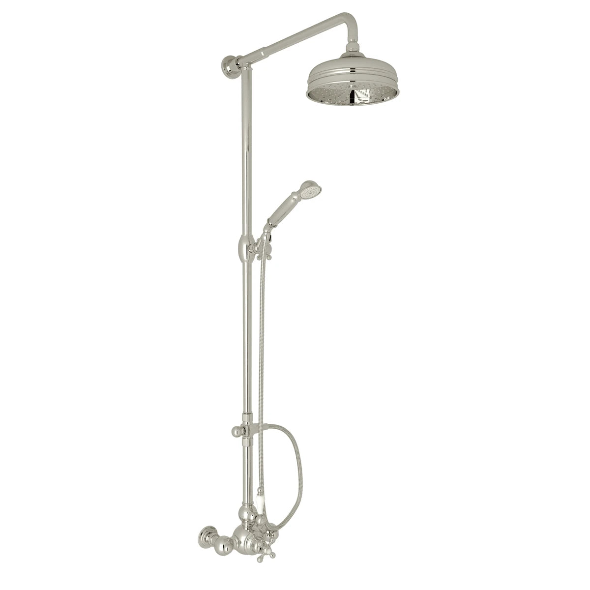 Rohl Arcana Mitigeur thermostatique apparent avec contrôle du volume et de la température, poignées à levier en porcelaine - AC407OP