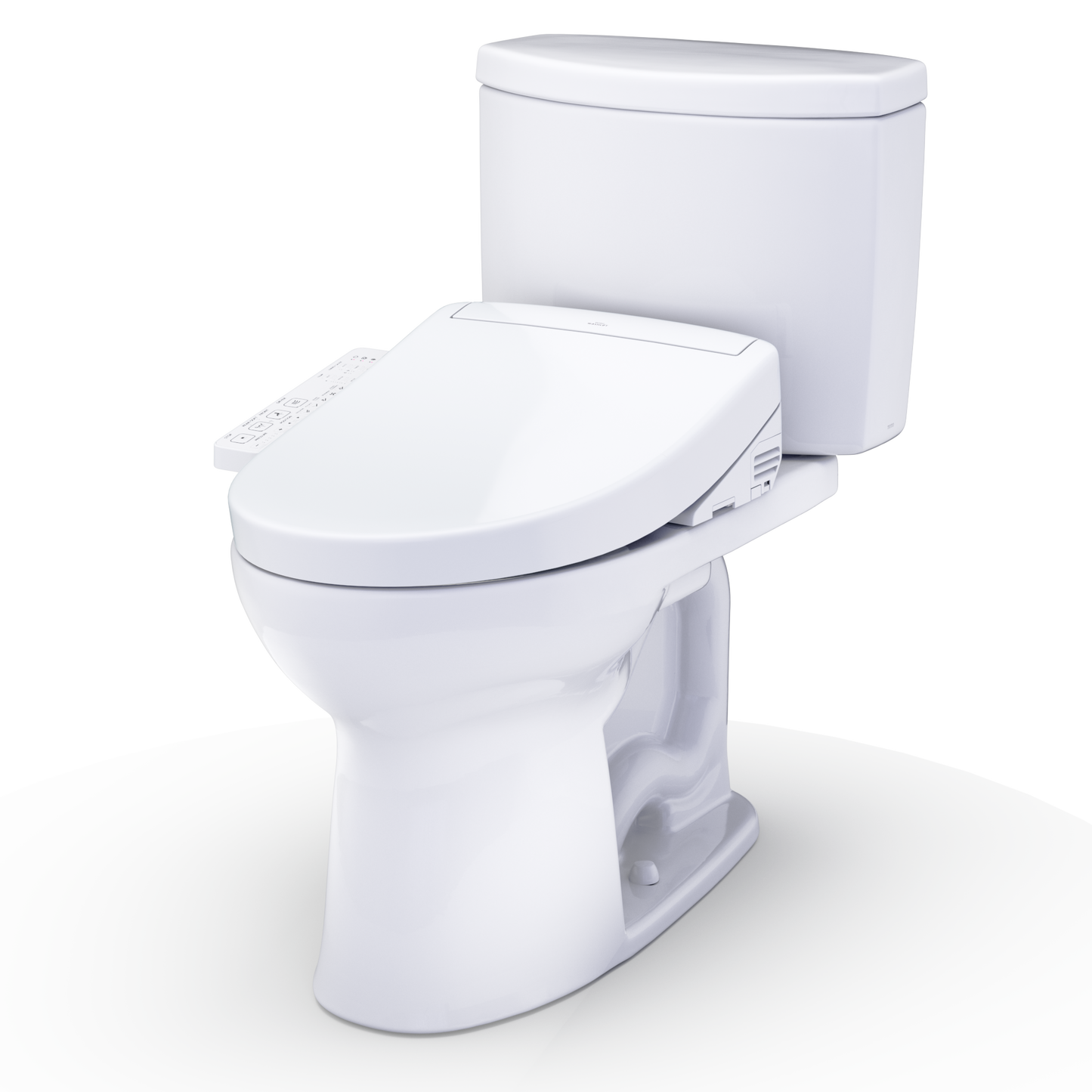 TOTO Drake II 1G Washlet+ S2 Two-Piece Toilet 1.28 GPF Universal Height