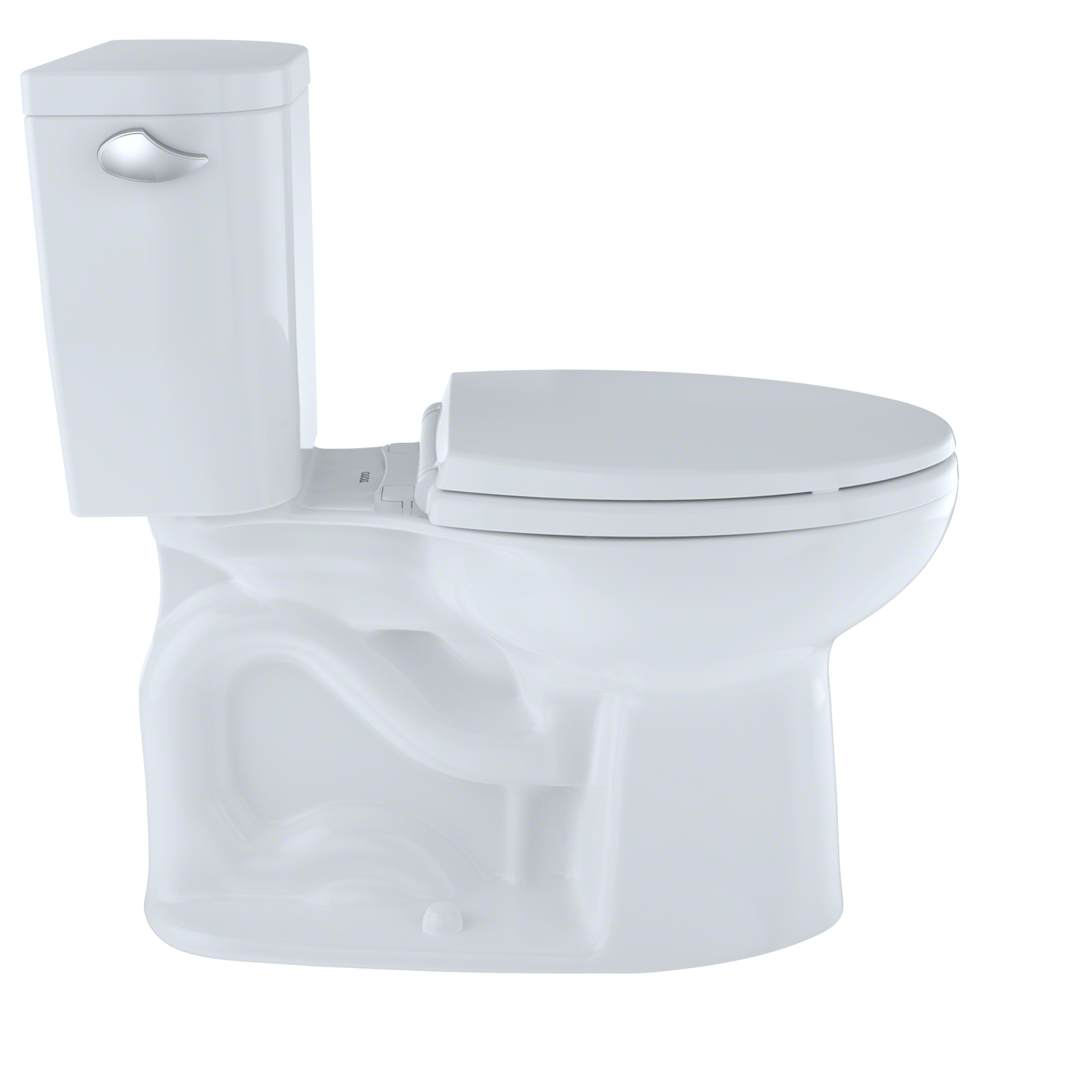 TOTO Entrada Two-piece Toilet - 1.28 GPF - Elongated - Universal Height Less Seat