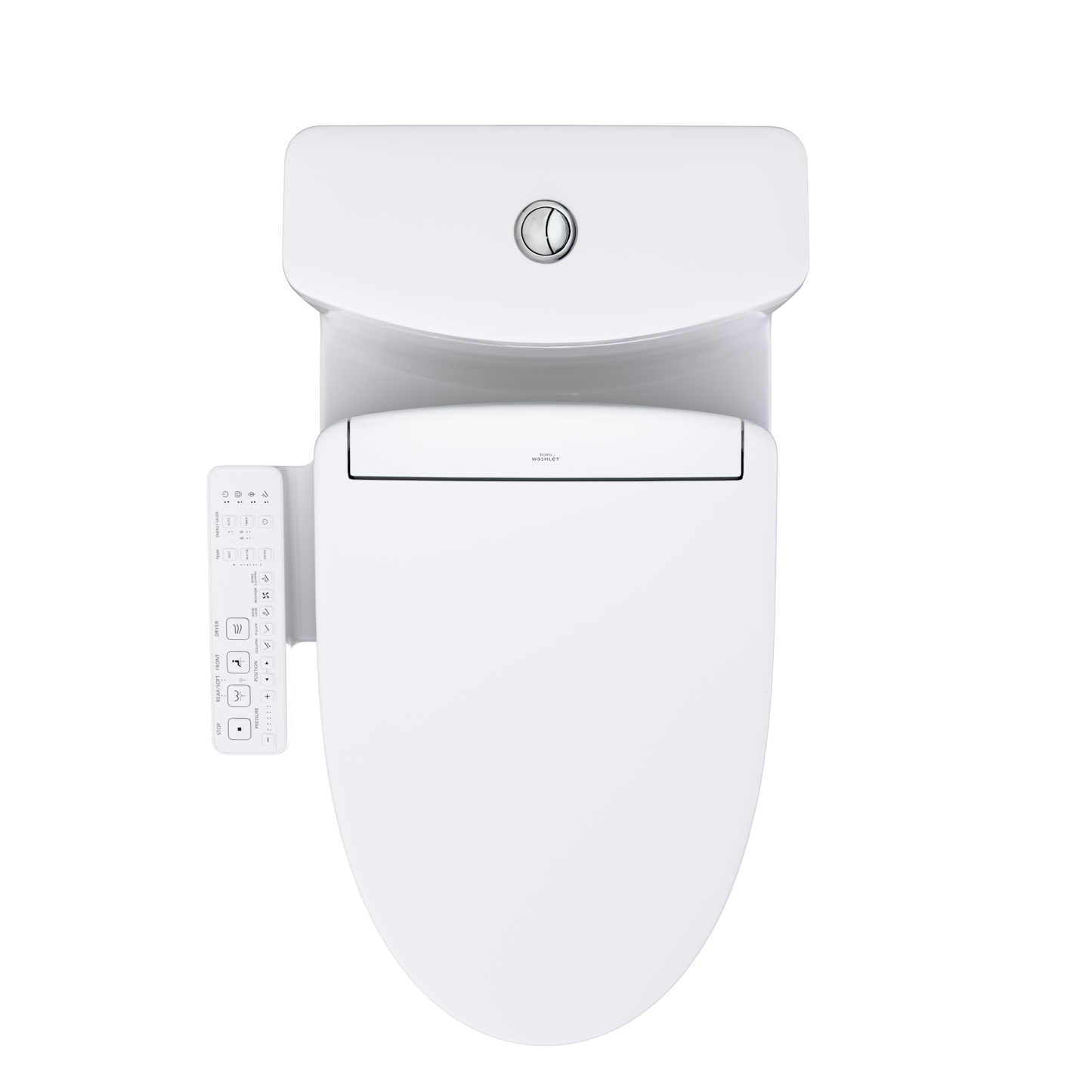 TOTO Aquia IV Washlet+ S2 One-Piece Toilet - 1.28/0.9 GPF - Universal Height