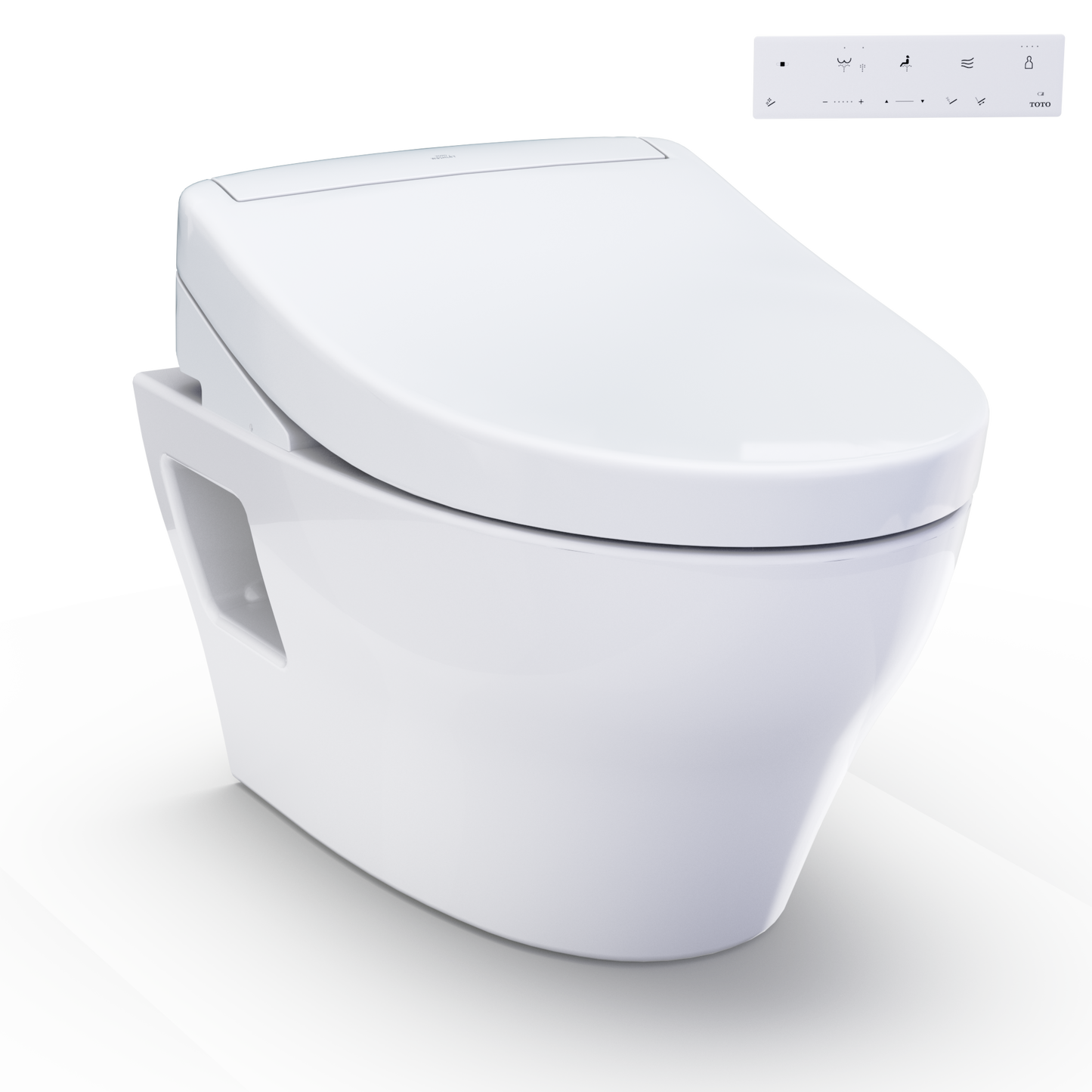 TOTO EP Washlet+ S5 Wall-Hung Toilet - 1.28/0.9 GPF