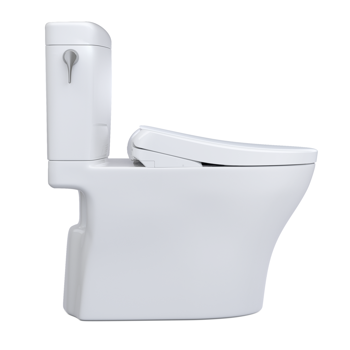 TOTO Aquia IV Cube Washlet+ S7A Two-Piece Toilet 1.28/0.9 GPF - Universal Height