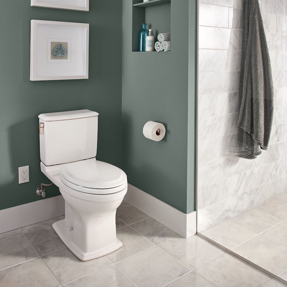 TOTO Connelly Two-Piece Toilet 1.28/0.8 GPF Elongated - Universal Height Less Seat