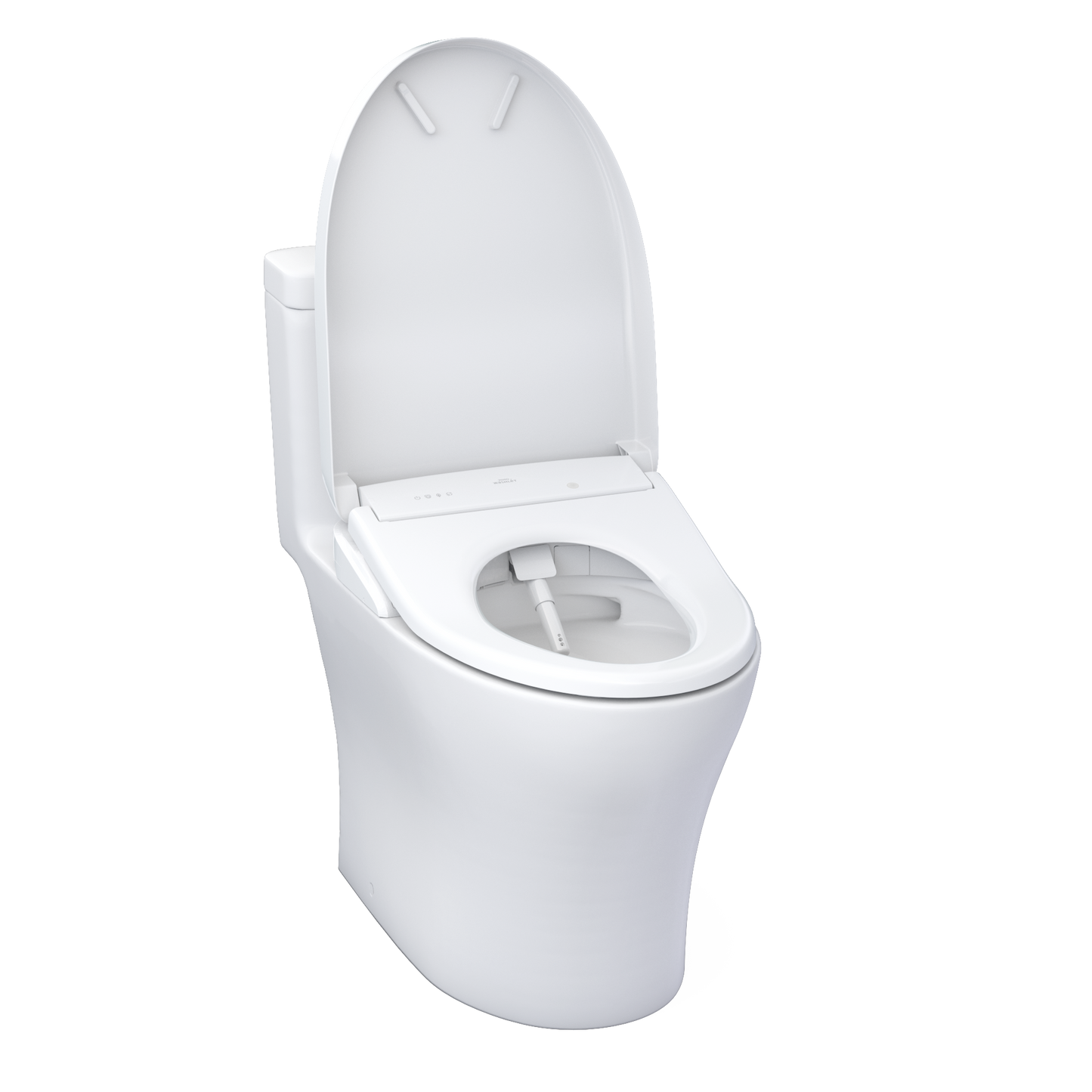 TOTO Aquia IV Washlet+ S7A One-Piece Toilet, 1.28/0.9 GPF, Universal Height