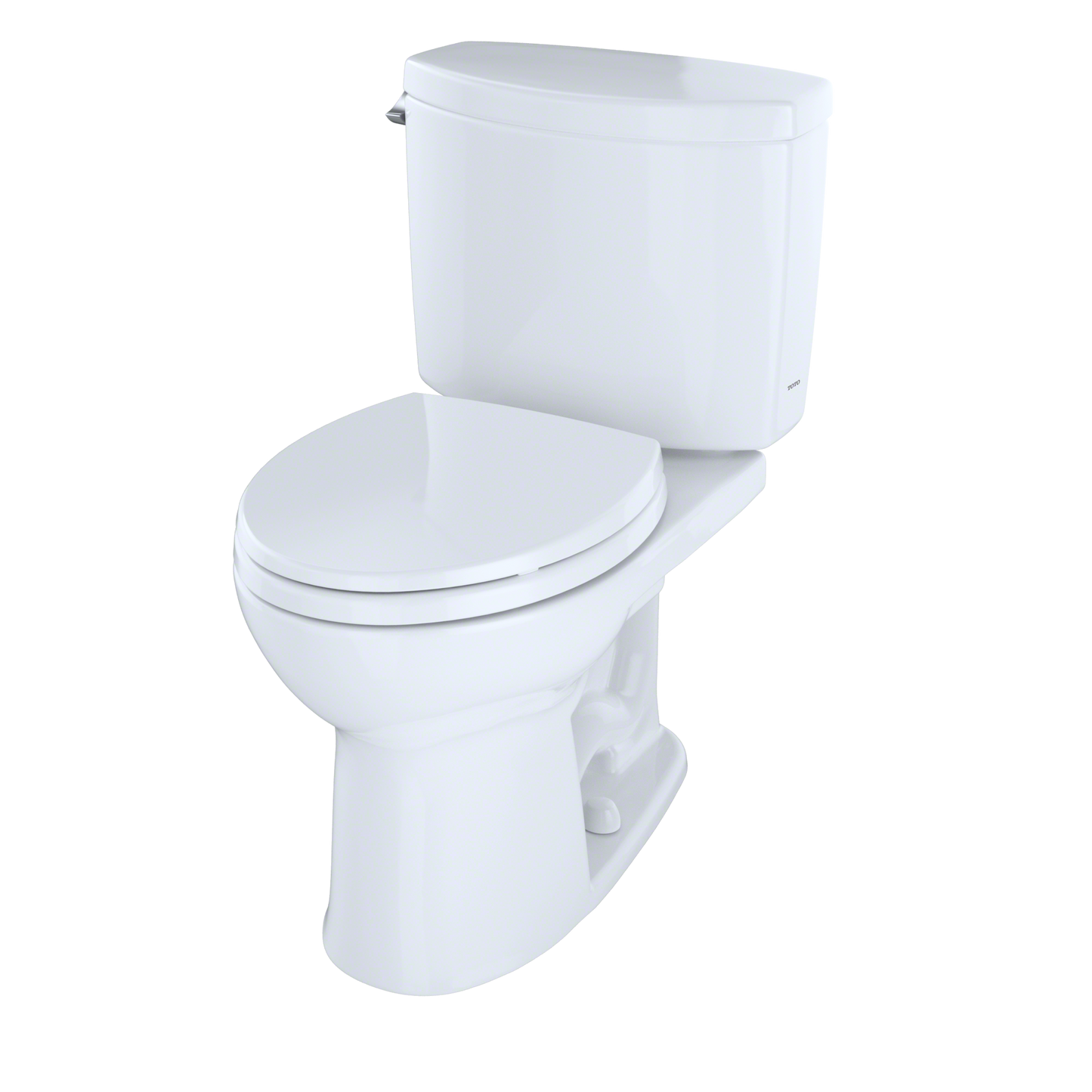 TOTO Drake II Two-piece Toilet -1.28 GPF- Round - Universal Height Less Seat
