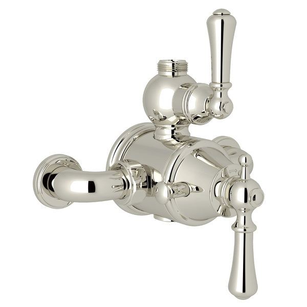 Perrin & Rowe Georgian Era 3/4" Exposed Therm Valve With Volume And Temperature Control, Lever Handle - U.5751LS