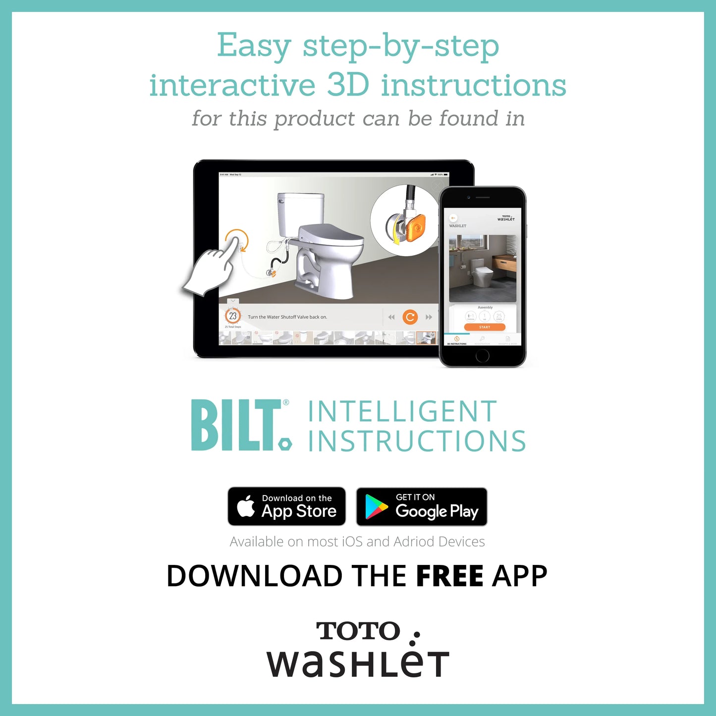 TOTO Washlet S7A Round Contemporary Automatic Open/Close