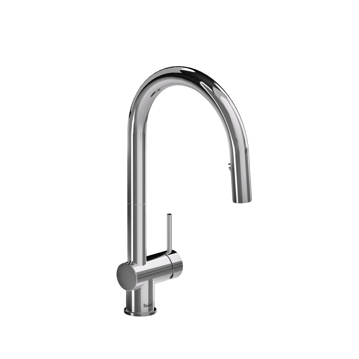 Riobel Azure Pull-Down Kitchen Faucet With C-Spout Dual Spray 1.5 GPM