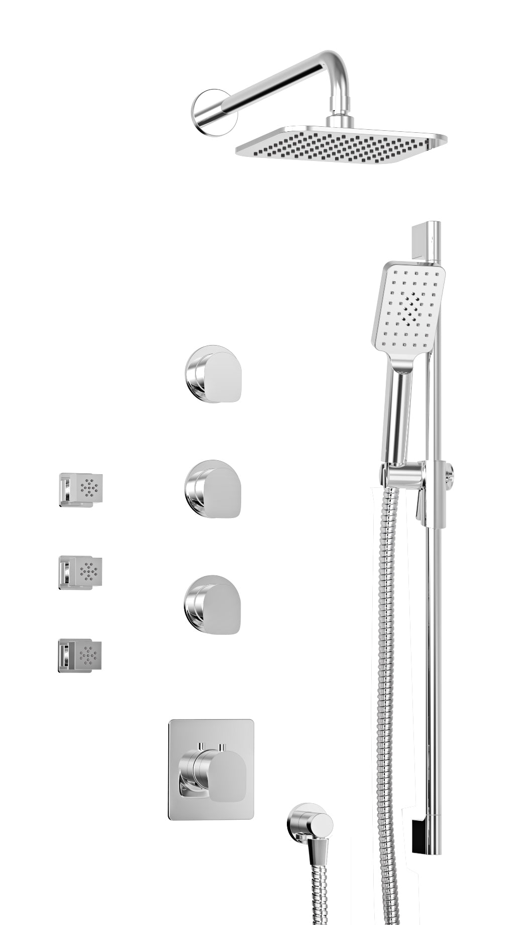 Baril Petite B04 Complete Thermostatic Shower Kit - PRO-3950-04