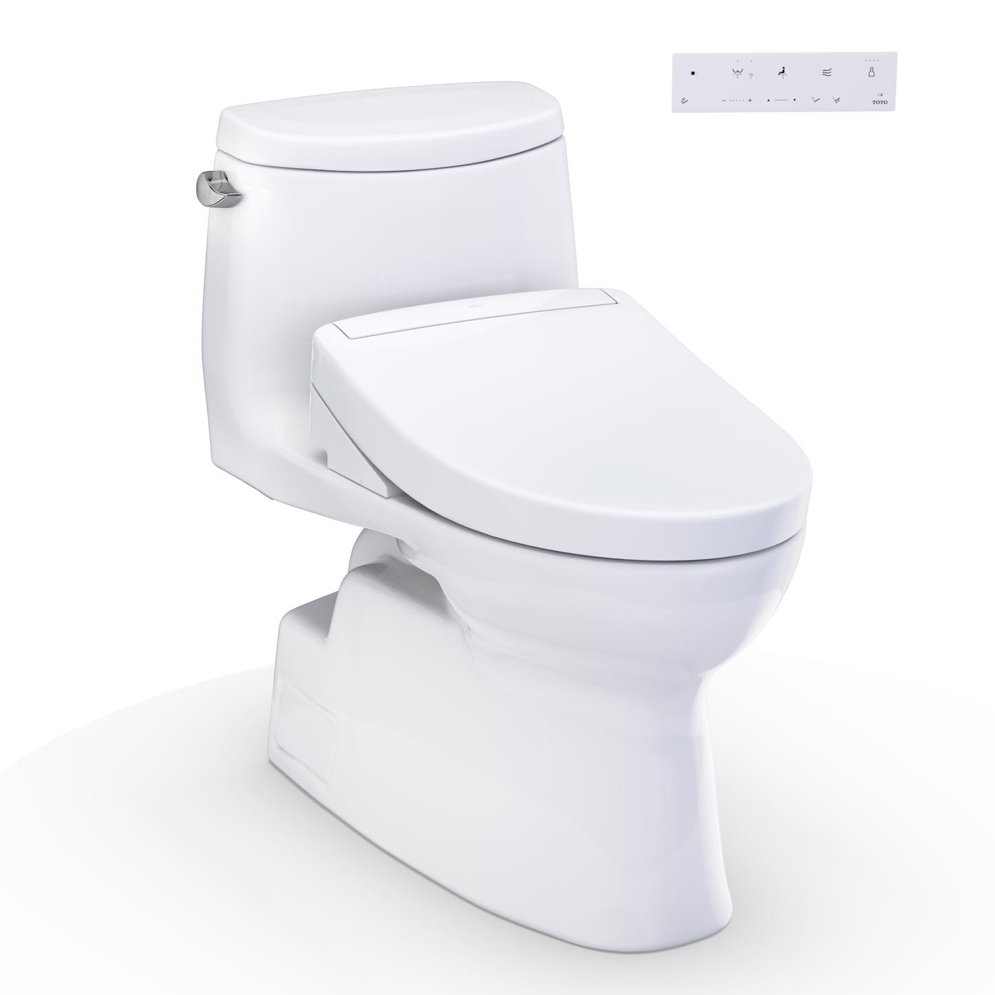 TOTO Carlyle II Washlet+ S5 One-Piece Toilet - 1.28 GPF - Universal Height