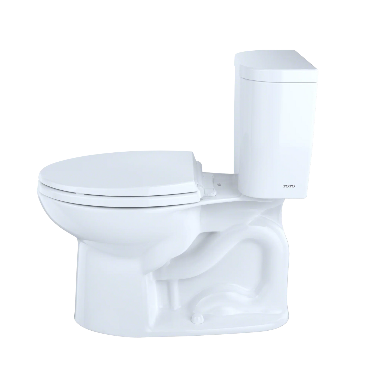 TOTO Entrada Two-piece Toilet - 1.28 GPF - Elongated - Universal Height Less Seat