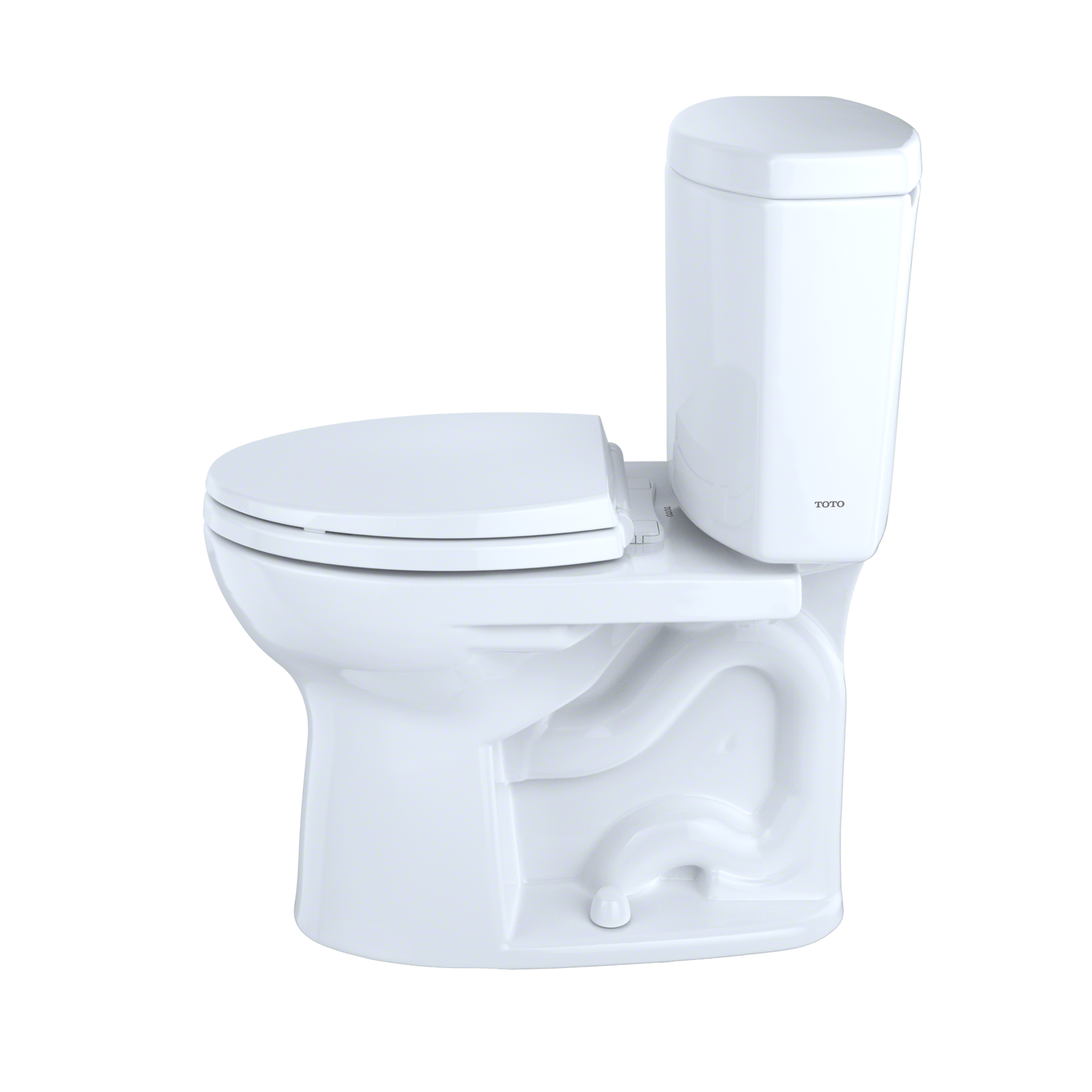 TOTO Drake II Two-piece Toilet -1.28 GPF- Round - Universal Height Less Seat