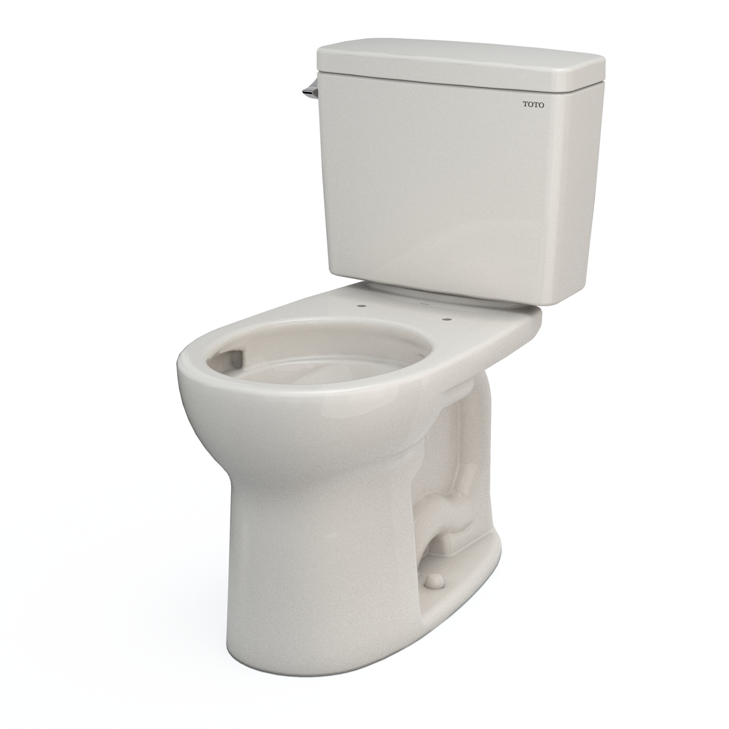 TOTO Drake Two-piece Toilet - 1.28 GPF - Round - Universal Height