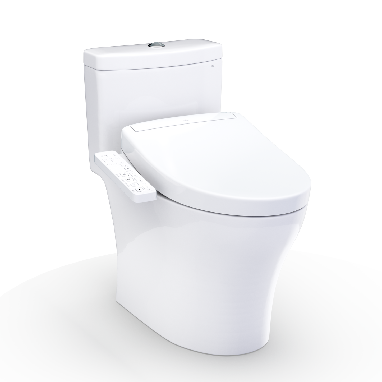 TOTO Aquia IV Washlet+ S2 One-Piece Toilet - 1.28/0.9 GPF - Universal Height