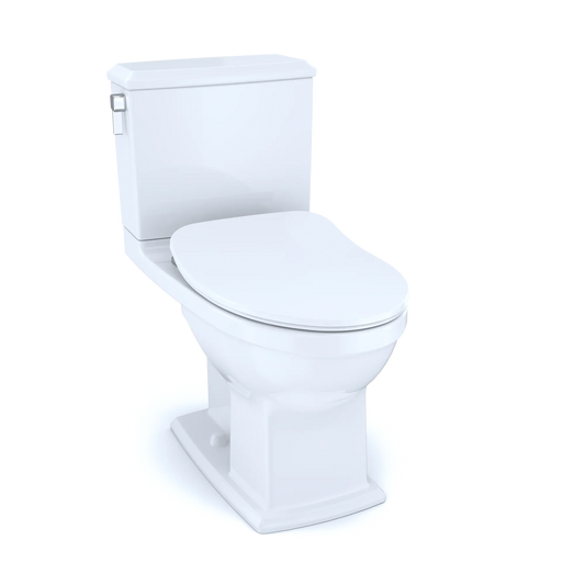TOTO Connelly Two-Piece Toilet 1.28/0.8 GPF Elongated - Universal Height - Washlet+ Connection Slim Seat