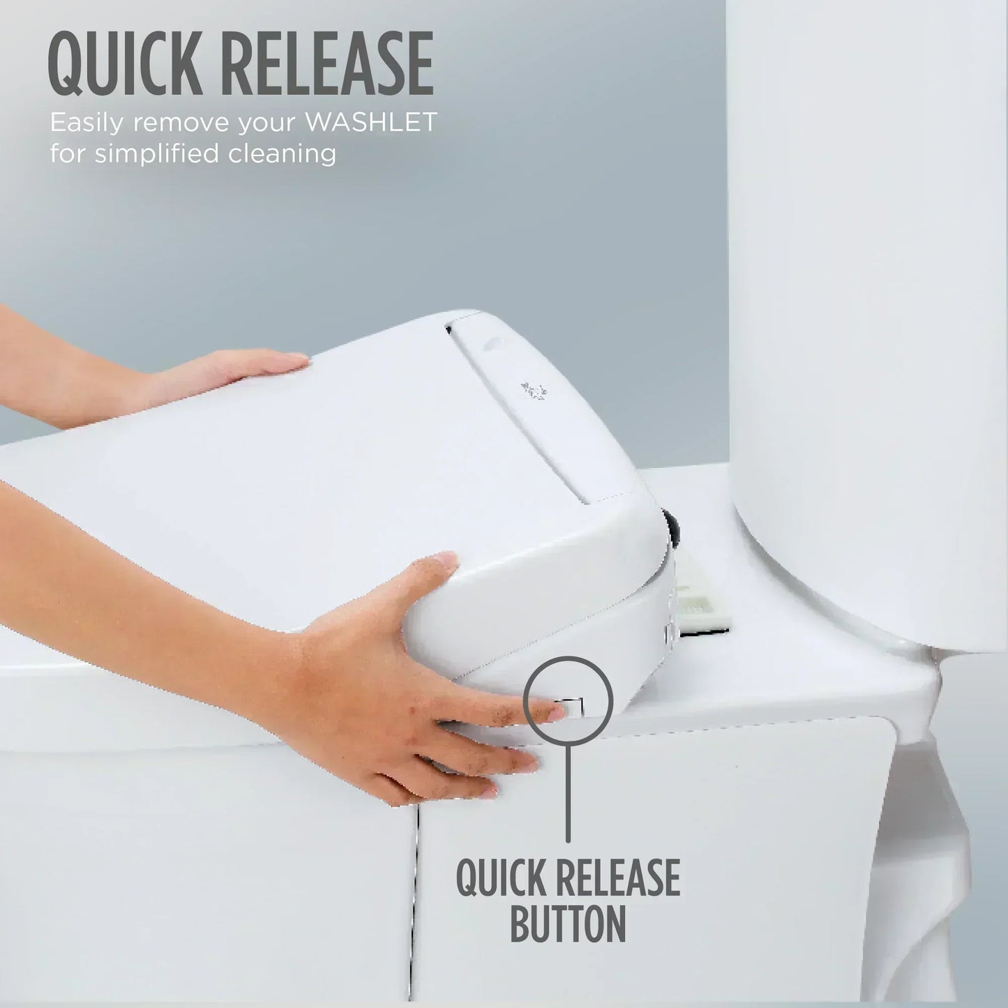 TOTO Washlet S7A Round Contemporary Automatic Open/Close