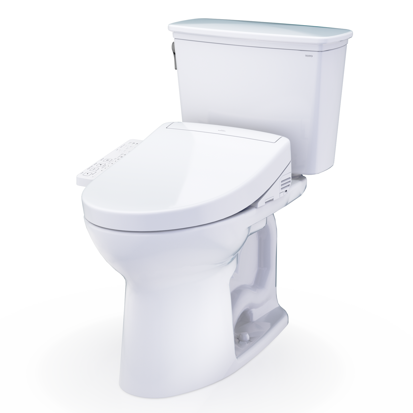 TOTO Drake Transitional Washlet+ S2 Two-Piece Toilet 1.28 GPF Regular Height