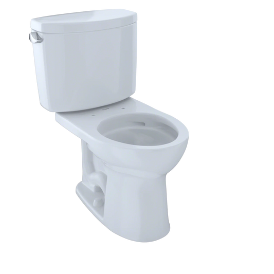 TOTO Drake II Two-piece Toilet -1.28 GPF- Round - Universal Height Less Seat
